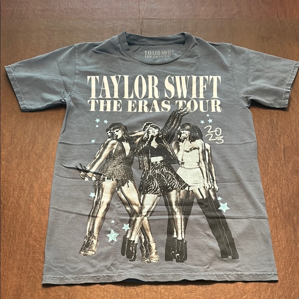 Taylor Swift The Eras Tour T-Shirt - Blue-Gray